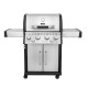 GAS BARBECUE  GS GRILL SUPERIOR 4+1+1 (ΠΛΑΪΝΗ) ΕΣΤΙΕΣ INOX 21KW